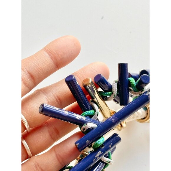 ZARA Rope Metal Bar Statement Princess Necklace - Picture 9 of 13